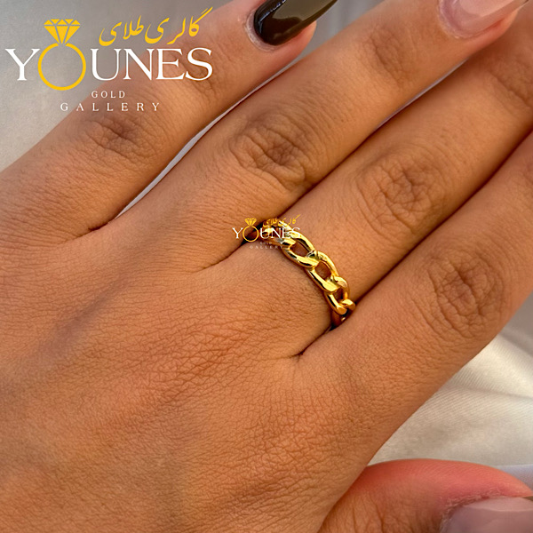 انگشتر طلا کارتیر مینیمال