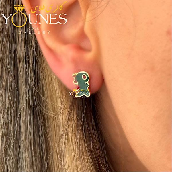 گوشواره طلا میخی دایناسور