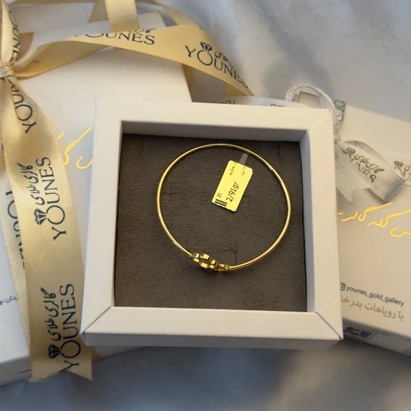 بنگل طلا زنانه ونکلیف