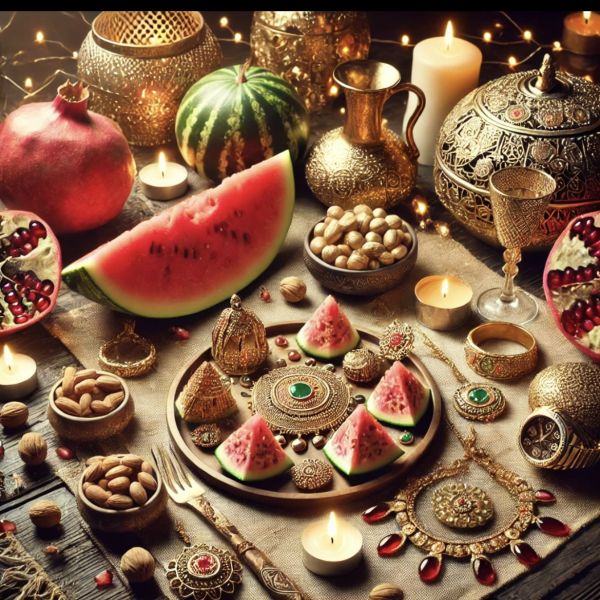 رسم و رسومات شب یلدا ایرانیان و خرید طلای یلدا