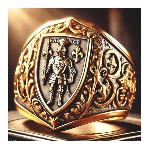 انگشتر شوالیه (Knights Ring) – نماد قدرت، افتخار و اصالت