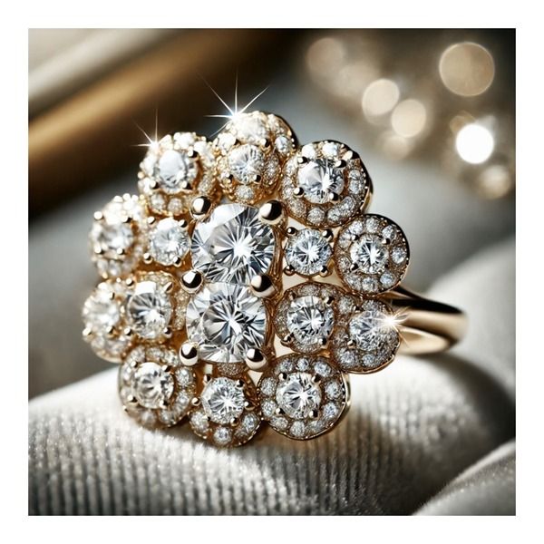 انگشتر کلاستر (Cluster Ring)؛ انتخابی درخشان و منحصربهفرد