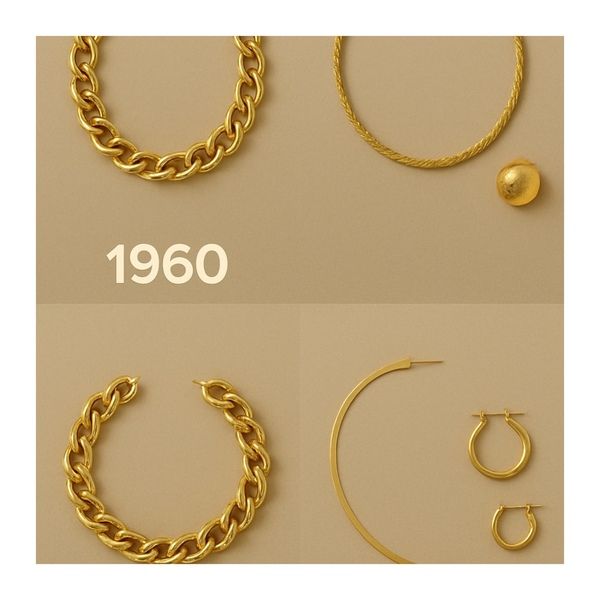فلشبک به دههها: طلا در استایل دهه ۶۰، ۷۰، ۸۰، ۹۰