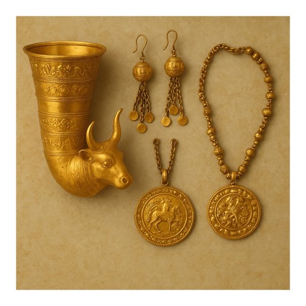 طلا در تاریخ ایران؛ از شکوه هخامنشی تا ظرافت قاجار