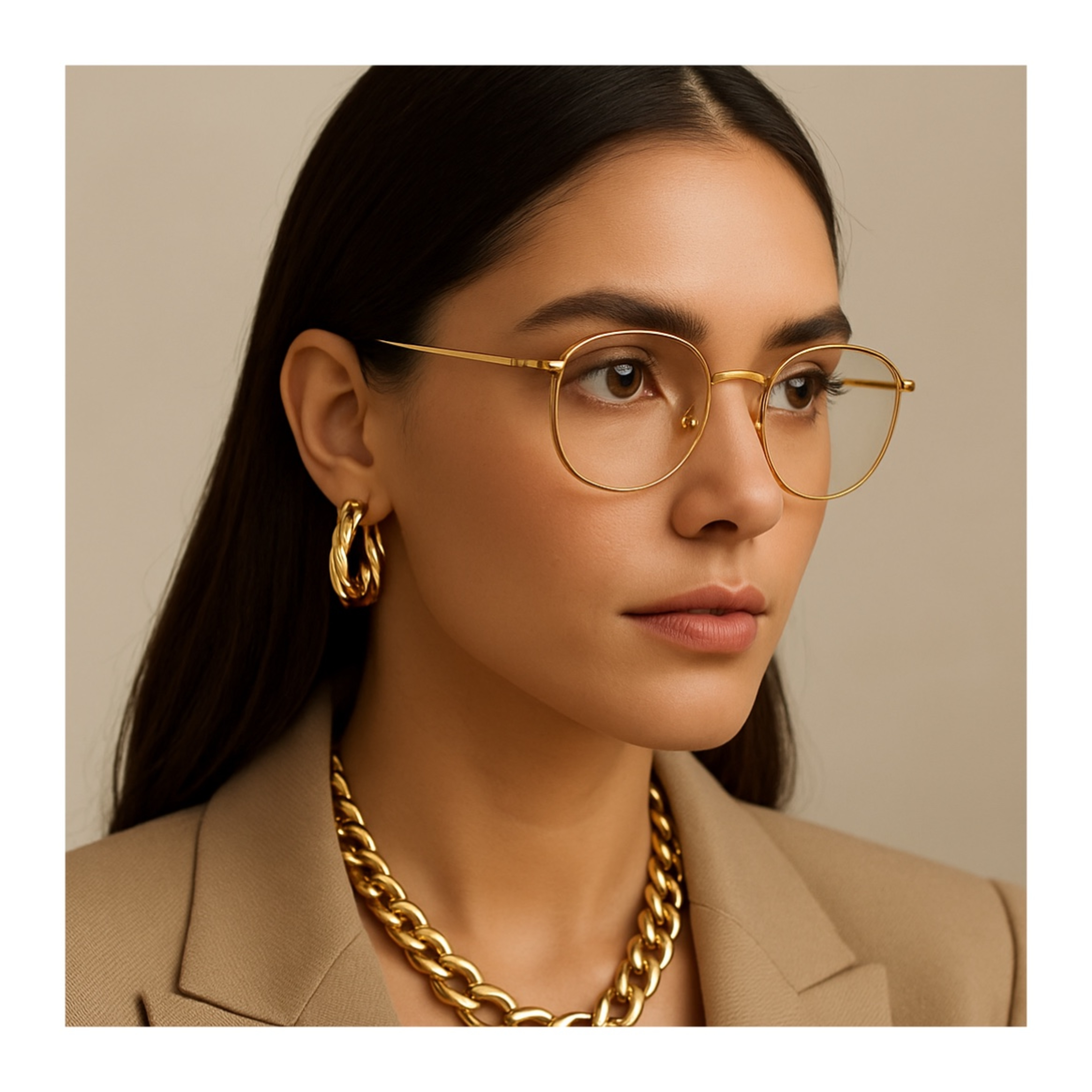 چطور طلا را با عینک طبی ست کنیم؟