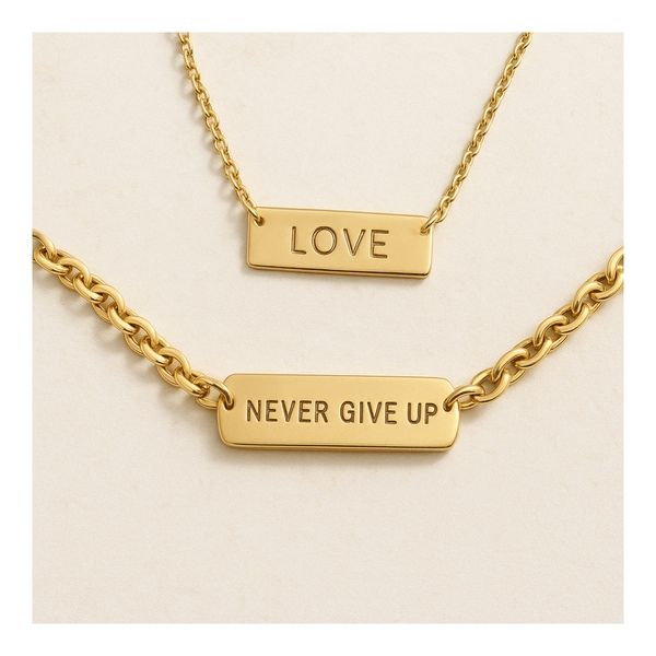 طلا با پیام؛ دستبندها و گردنبندهای الهامبخش با معنی