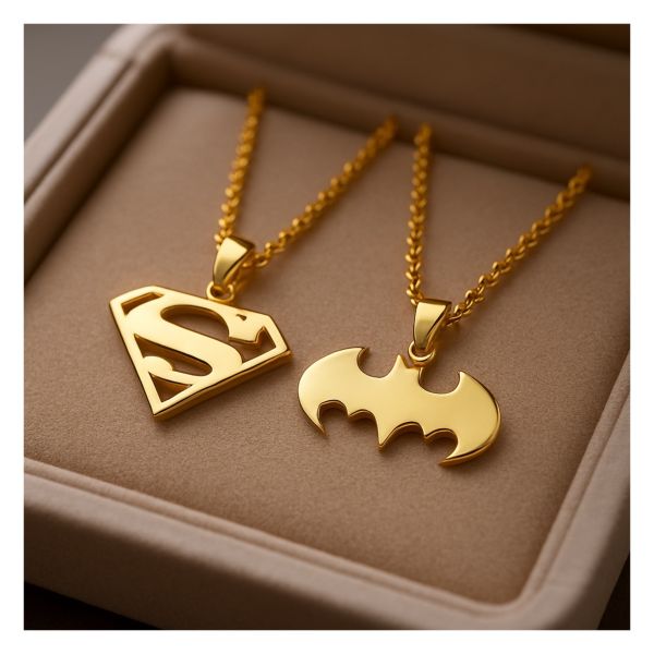 اگر سوپرمن و بتمن گردنبند طلا میپوشیدند!