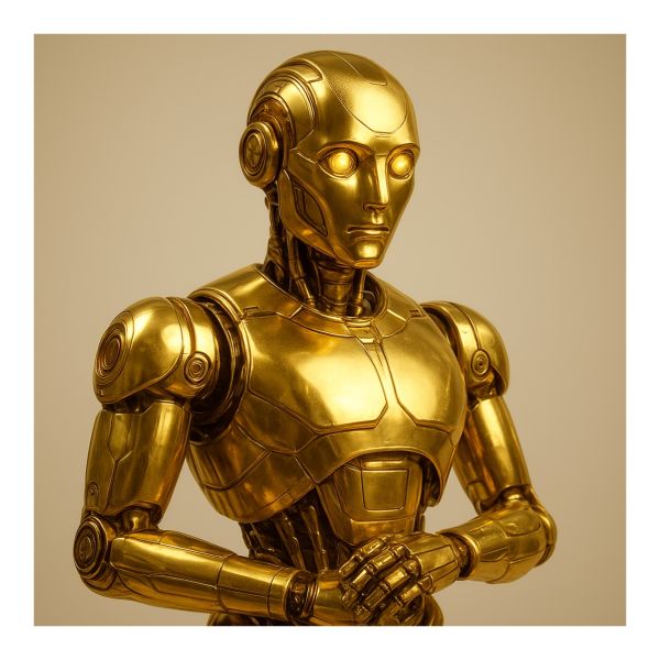 اگر رباتها هم طلا بپوشند چه شکلی میشود؟