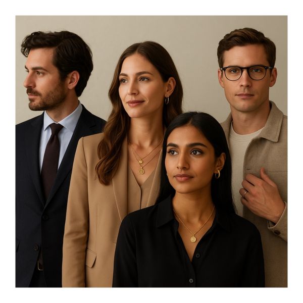 استایل شغلی و طلا: از وکیل تا طراح گرافیک