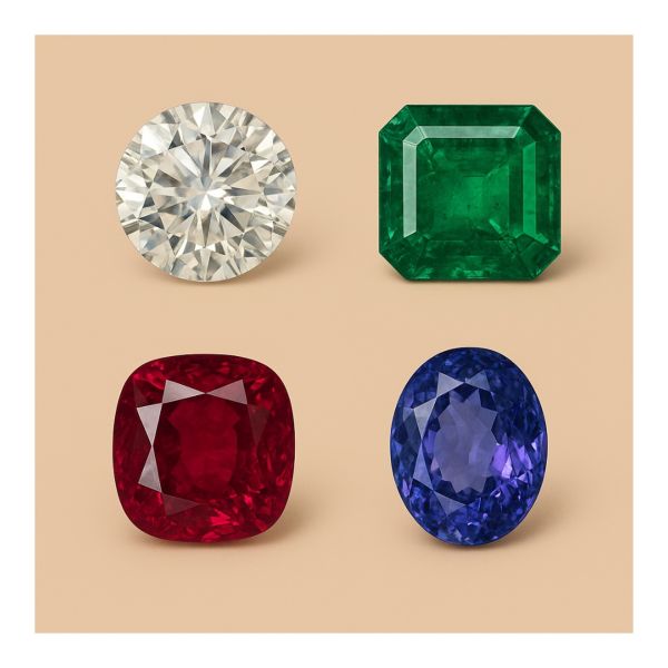 انتخاب سنگ در جواهرات: از الماس تا سنگ‌های رنگی و لا برل