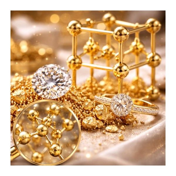 کریستالوگرافی طلا و جواهرات