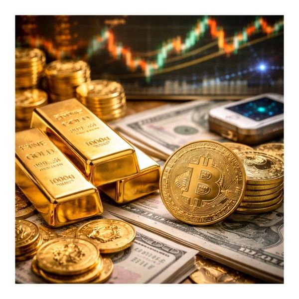 طلا در مقابل ارزهای دیجیتال؛ مقایسه‌ای بلندمدت میان امنیت سنتی و فناوری نوین