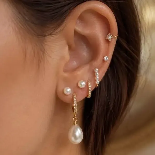 گوشواره مرواریدی طلا؛ کدوم مدل به استایل تو میاد؟