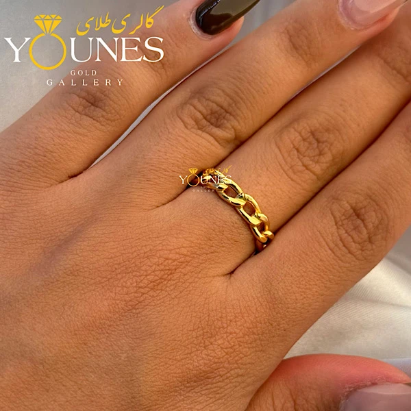 انگشتر طلا کارتیر مینیمال