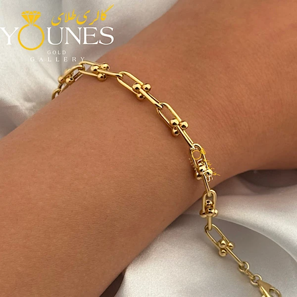 دستبند تمام طلا تیفانی