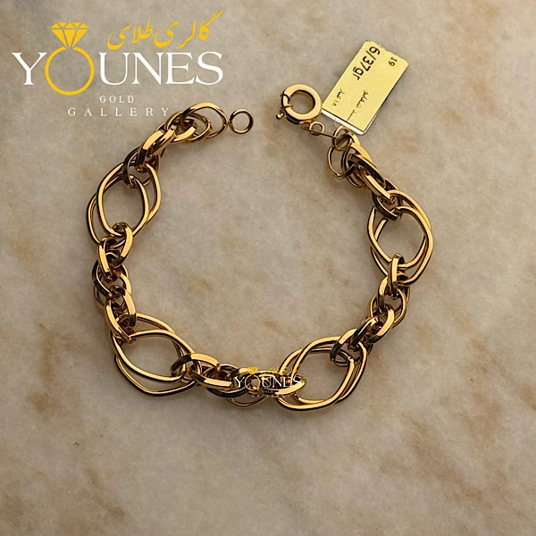 دستبند تمام طلا شقایق