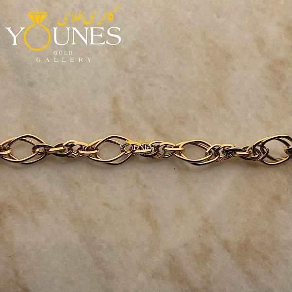 دستبند تمام طلا شقایق