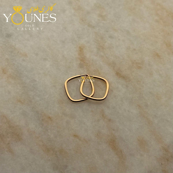 گوشواره طلا مربع