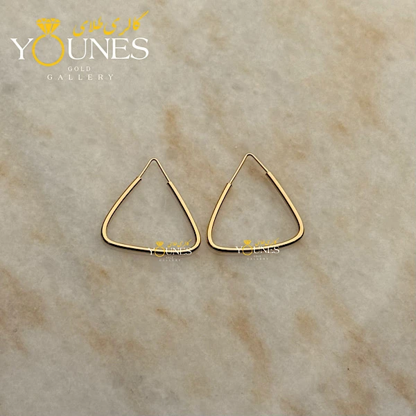 گوشواره طلا مثلث