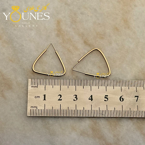 گوشواره طلا مثلث