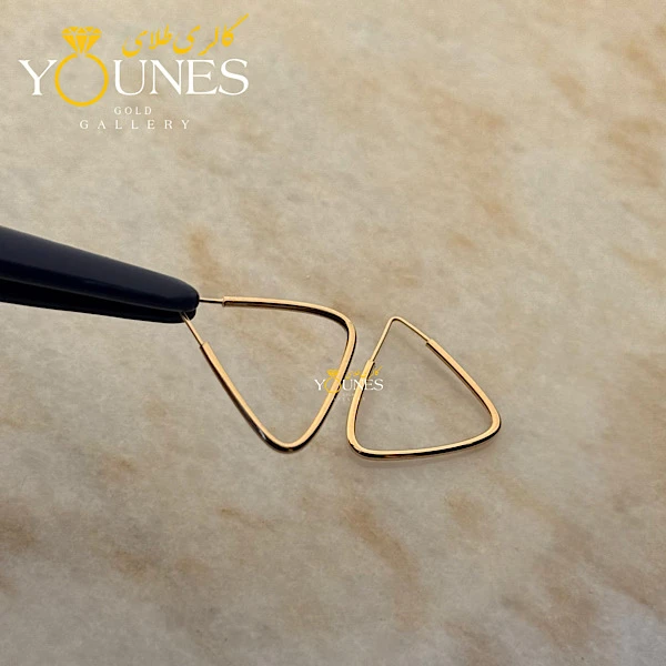 گوشواره طلا مثلث