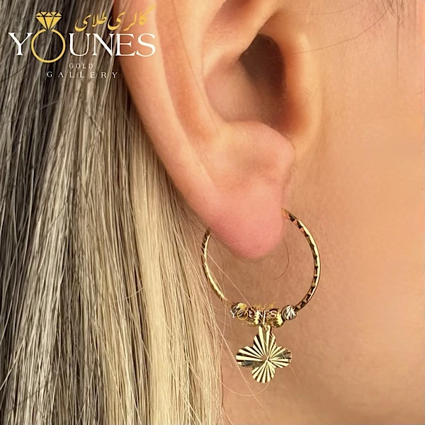 گوشواره طلا حلقه ونکلیف