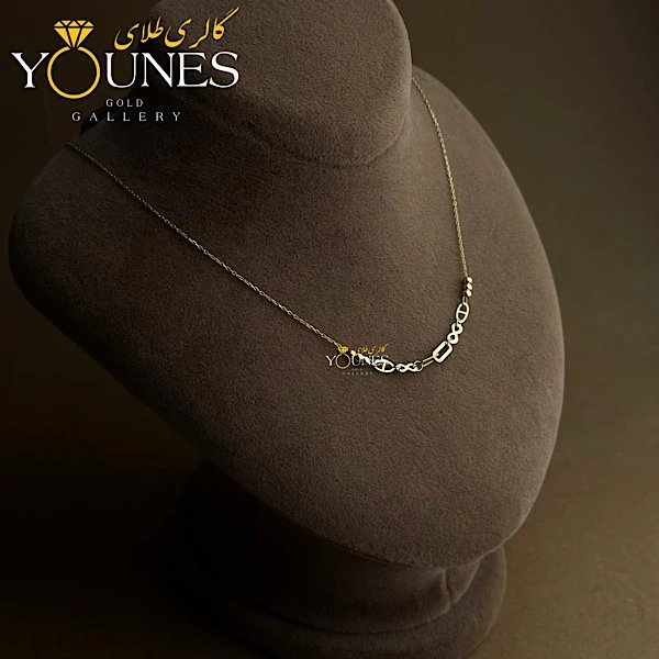 گردنبند تمام طلا اینفینیتی زنجیری