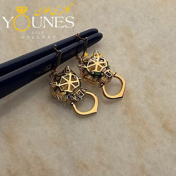 گوشواره طلا پنتر کارتیر