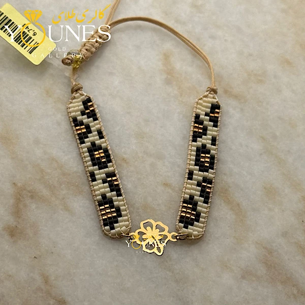 دستبند بند میوکی برگ طلا