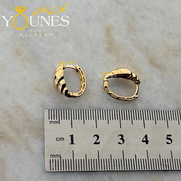 گوشواره طلا کروسان