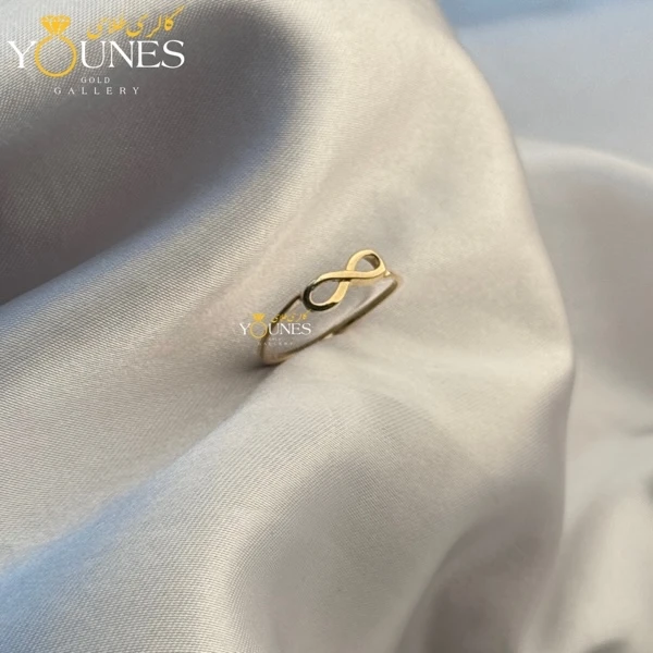 تصویر دوم انگشتر طلا بینهایت