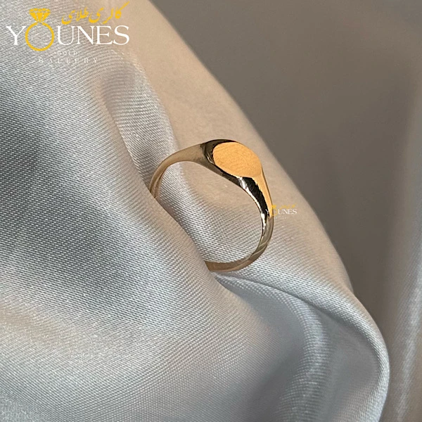 انگشتر دایره طلا