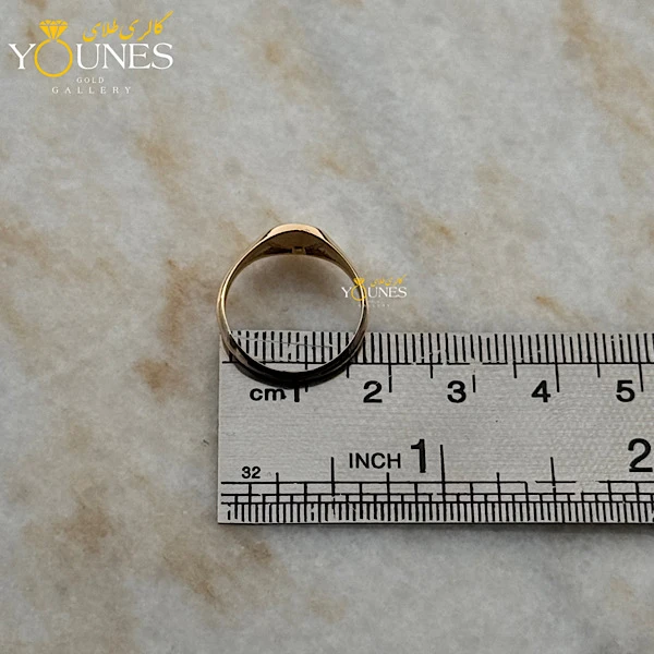 انگشتر دایره طلا
