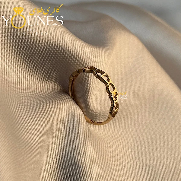 انگشتر قلب طلا