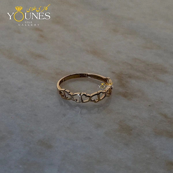 انگشتر قلب طلا