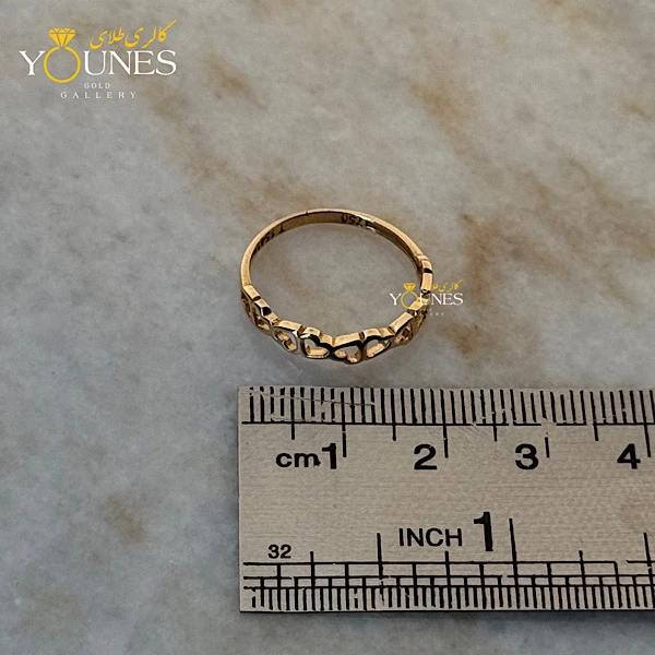 انگشتر قلب طلا