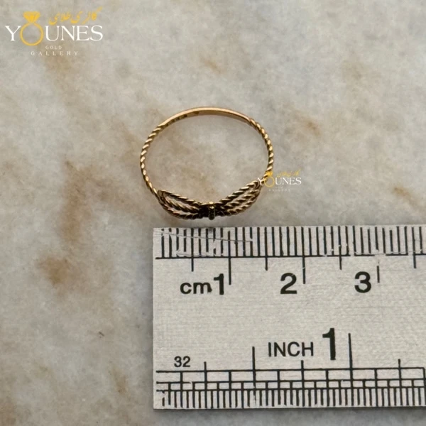 انگشتر پاپیون طلا