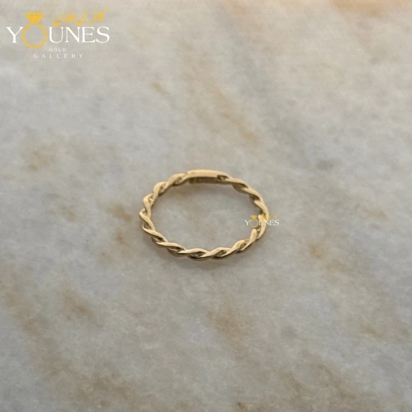 انگشتر پیچی طلا