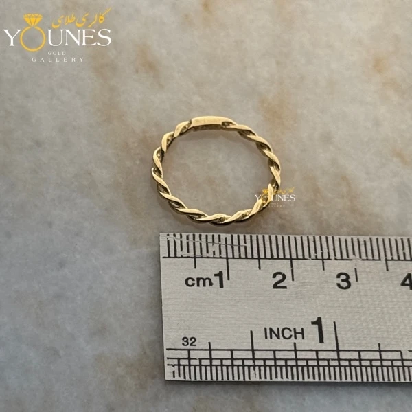 انگشتر پیچی طلا