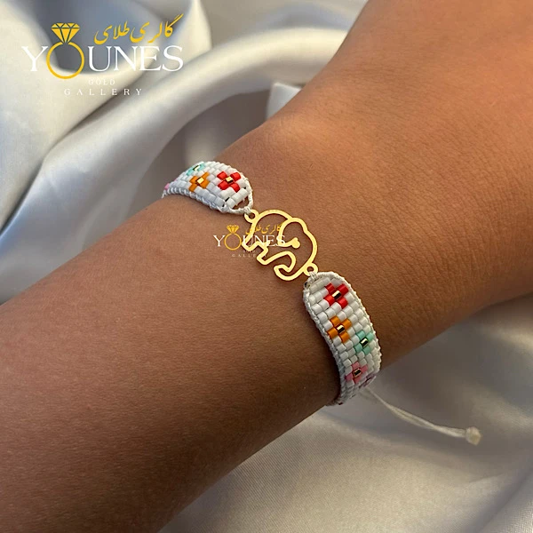 دستبند میوکی فیل طلا