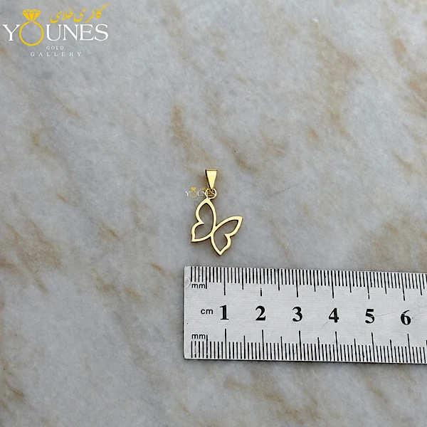 آویز طلا پروانه مینیمال