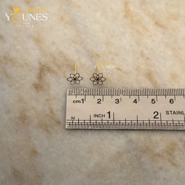 گوشواره طلا میخی گلبرگ