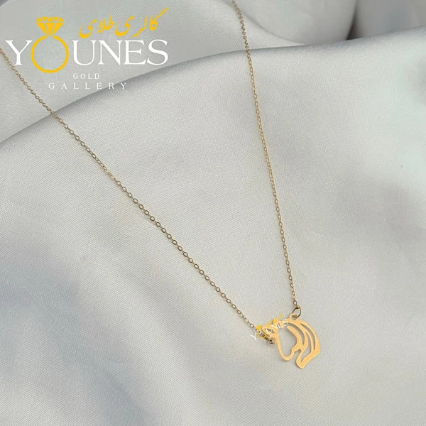 تصویر دوم گردنبند طلا یونیکورن