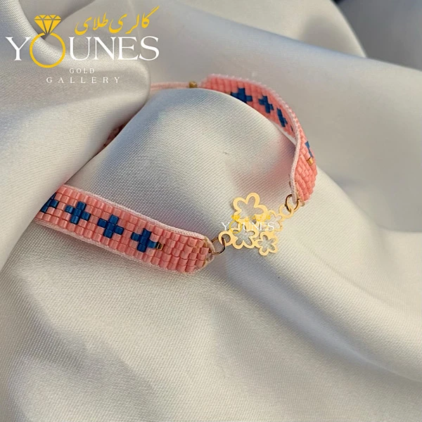 دستبند میوکی چهارگل طلا