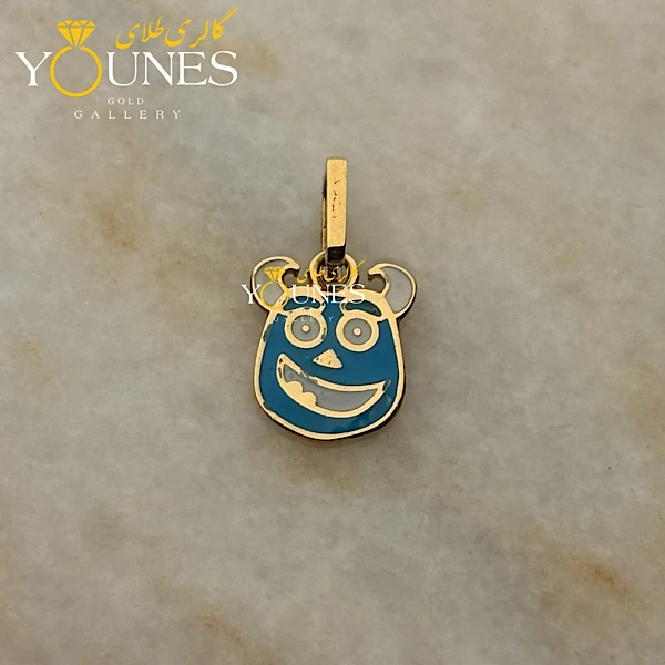 آویز طلا میناکاری سالیوان