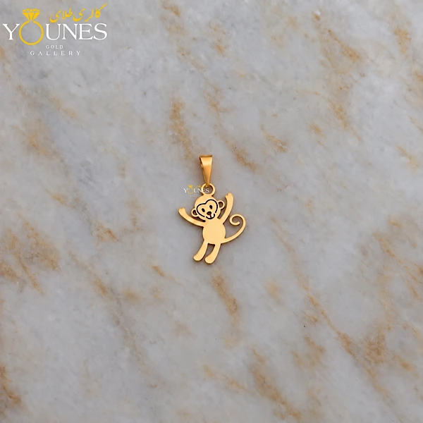 آویز طلا میمون