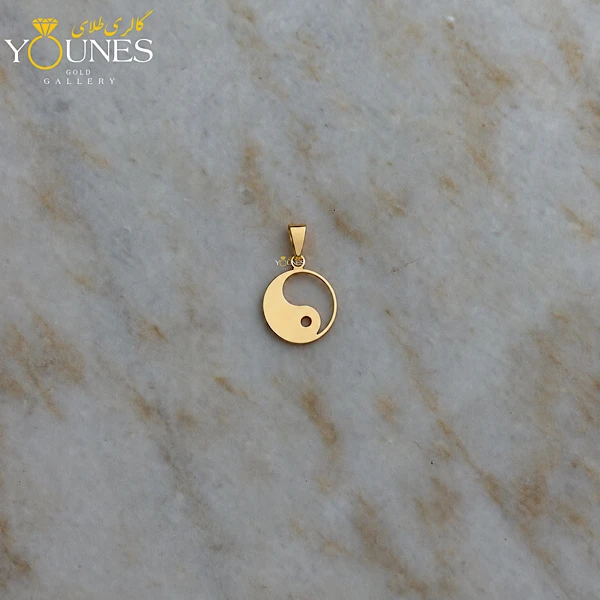 آویز طلا یین و یانگ