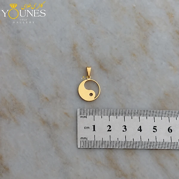 آویز طلا یین و یانگ