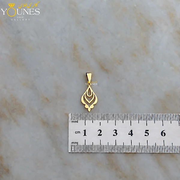 آویز طلا قطره نور