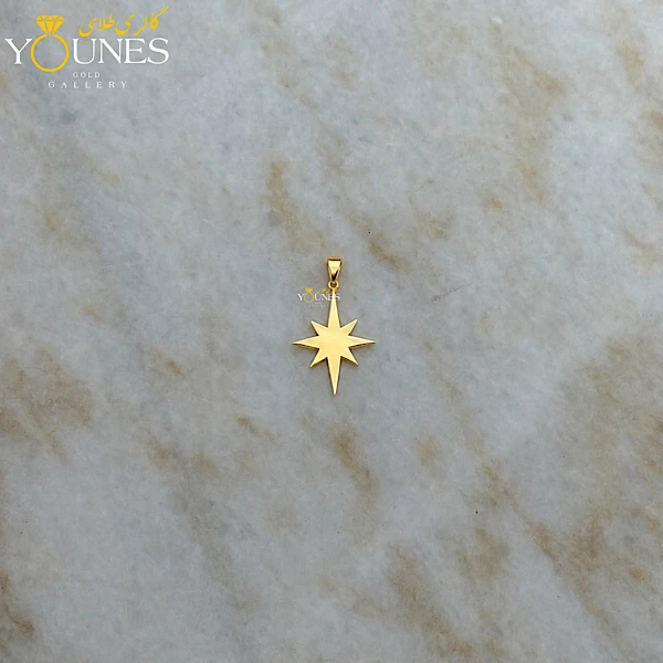 آویز طلا ستاره قطبی